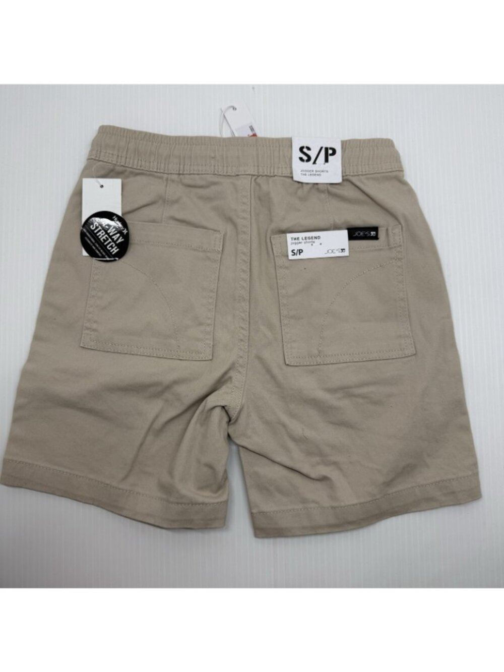 Joe’s Jeans Kids Boys Khaki Jogger Shorts Drawstring Stretch Casual Size S - Picture 5 of 5
